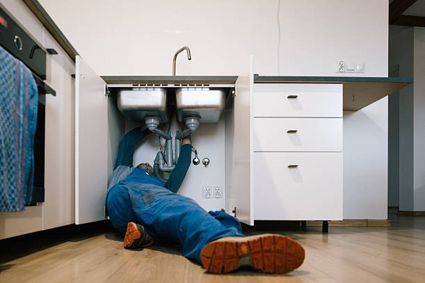 Professional Emergency Plumber technician working in Monroe Township, NJ